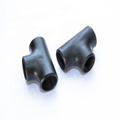 China Seamless Welded Carbon Steel Chemical Industry Pipe Tee Three Way Fitting For Oil Gas Connection for sale