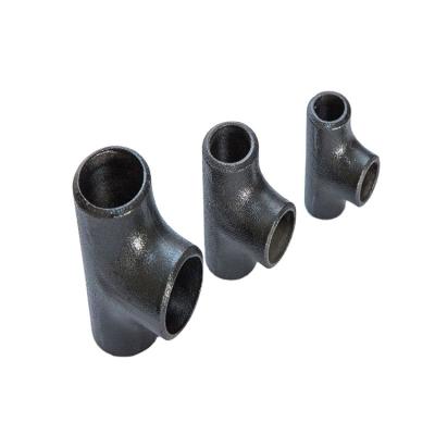 China Chemical Industry Asme b16.9 astm a234 GR wpb/wpc carbon steel straight weld equal tee for sale