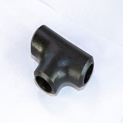 China Chemical industry 16.9/16.28 ansib wpb a234 carbon steel butt welded XS thickness pipe tee with OEM for sale