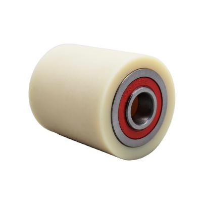 China Multi Function STARDRAWING 80X70mm Nylon Pallet Truck Roller Wheel 1000kg Load for sale