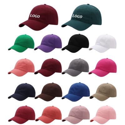 China Custom 100% Cotton COMMON Unstructured Embroidery Hats Fashion WD-A07 Dad Hat for sale