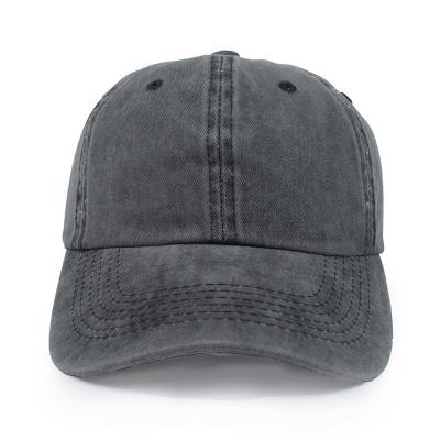 China WD-A298 TikTok JOINT Hot-selling Colorful Cheap Washed Cotton Denim Baseball Dad Hats for sale