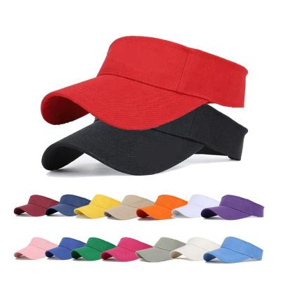 China Verified Wholesale Colorful Sun Visor Caps WD-A286 Design Custom Empty Sun Hats Visor Caps for sale