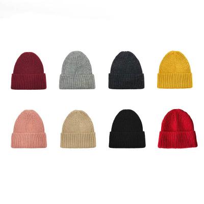 China WD-A208 Winter Hats Wholesale COMMON Fashionable Warm Skull Beanie Knit Caps For Women and Men Hats for sale