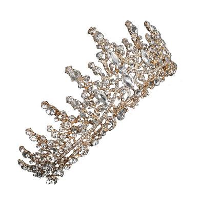 China Alloy WD-B32 Crown Headpieces Crown To Wedding Crystal Headpiece Hair Accessories for sale