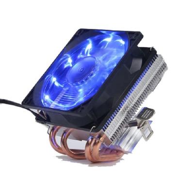 China Cooler Processor LED CPU Fan With 4 Copper Heat Pipe With PWM Universal For Intel 775 & 115X & AMD for sale