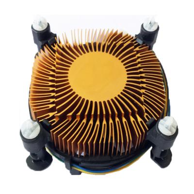 China CPU Copper Plated Aluminum CPU Heatsink Fan For PC CPU Manufacturer China for sale