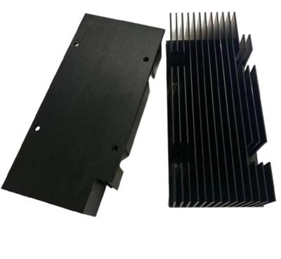 China Industrial / Auto Cheap Price Extrusion Profile And Aluminum Heat Sink CNC Customized Black Anodized Heat Sink Manufacturer China for sale