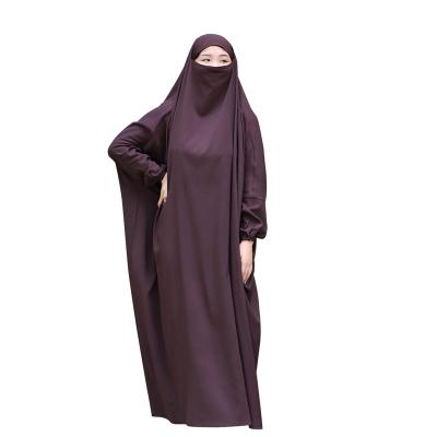 China Plus Size Casual Modern Islamic Loose Hooded Long Dress Muslim Ramadan Prayer Long Dress for sale