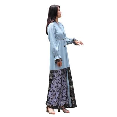 China Hot-selling Women's Daily Casual Formal Muslim Long Dress Lace Prayer Robe Arabic Islamic Clothing Dubai Quilting Burqa for sale