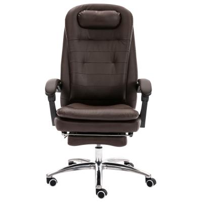 中国 Large angle reclining boss chair computer leather massage office home gaming chair for lunch break seat study 販売のため