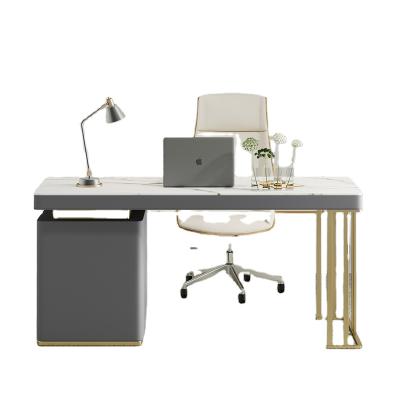 China luxury boss office desk home study furniture computer table modern managar workstation desk and chair for sale