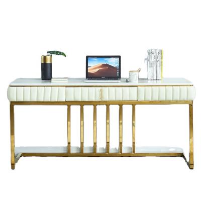 China Marble boss office negotiation table manager computer workstation home study computer desk for sale