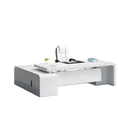 中国 simple modern office Boss desk fashion president manager supervisor computer table workstation 販売のため