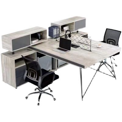 China Factory sales Modern Combination Staff Computer workstation Employees Office Desk and Chair for sale