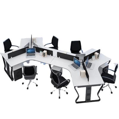 China office furniture staff computer workstation modern combination office desk and chair for sale