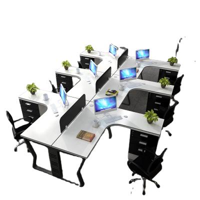 China Modern office desk and table staff Executive office partition screen deck staff computer workstation for sale