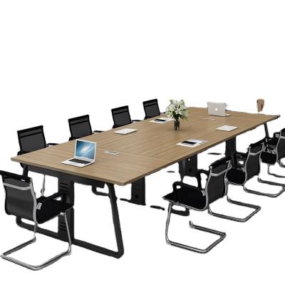 中国 Office conference desk and chair combination fashionable meeting table modern training negotiation table 販売のため