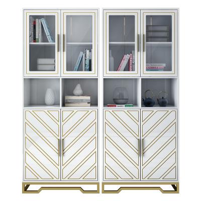 China Modern boss office cabinet bookcase office display cabinet steel data file storage cabinet for sale