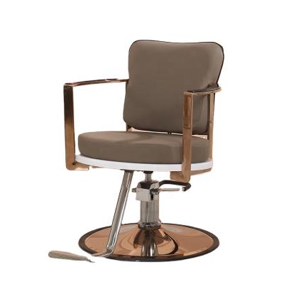 China New hairdressing chair hair salon special hair cutting stool barber shop chair luxury barber chair for sale