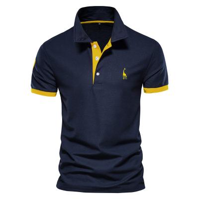 China 2022 custom made breathable new summer business casual wear plus size men's polo shirts for sale