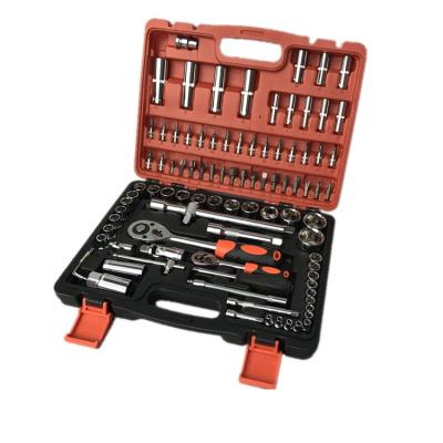 China Professional Popular Household Tool Kit 94pcs Socket Set Ratchet Wrench Combination Set Repair Tool Kit For Car Bike for sale