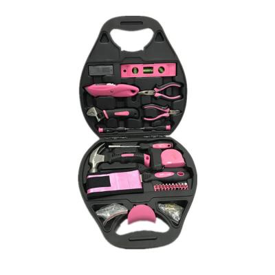 China Car and bicycle repair tool kit; 77pcs Durable Design Domestic Lady Germany Tool Kit Vehicle Household Pink Tool Kit for sale