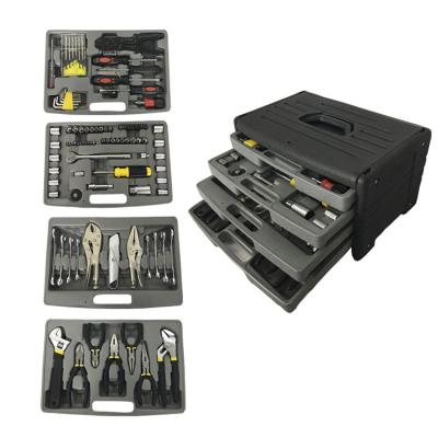 China 99 Piece Household or Auto Repair Tool Kit Mechanics Hands Carry Tool Box Set for Household or Car for sale