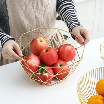 China Metal Fruit and Vegetable Storage Multifunctional Viable Fruit Basket for sale