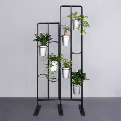 China Light Weight Customized Multi Layer Adjustable Metal Plant Stand Decoration Flower Pots Plant Rack Indoor for sale