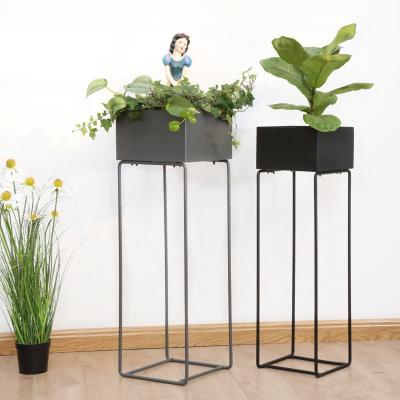 China CLASSIC Good Quality Custom Metal Plant Pot Holders , Metal Iron Garden Stands Plant For Flooring for sale