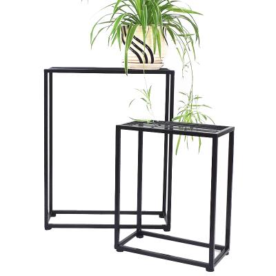 China CLASSIC indoor plant stands flower stand wedding decoration black iron frame flower stand for sale