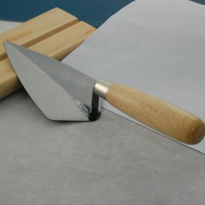 China Stainless Steel Masonry Trowel SQUARE Handle Wood Trowel for sale