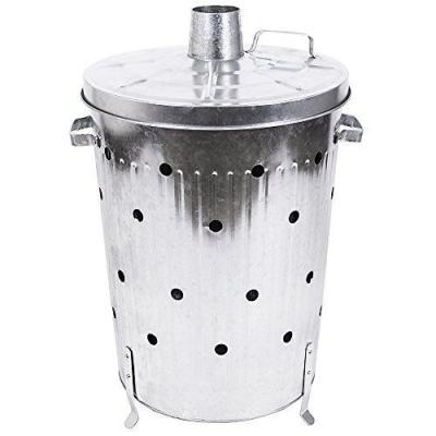 China Extra Large Sustainable Metal Incinerator Galvanized Garden Fire Bin for sale