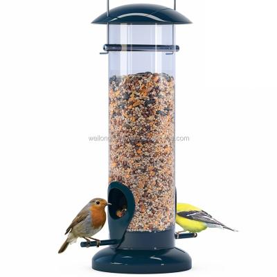 China New Sustainable Green Steel Suet Roll Feeder Premium Flip Metal Bird Feeder for sale