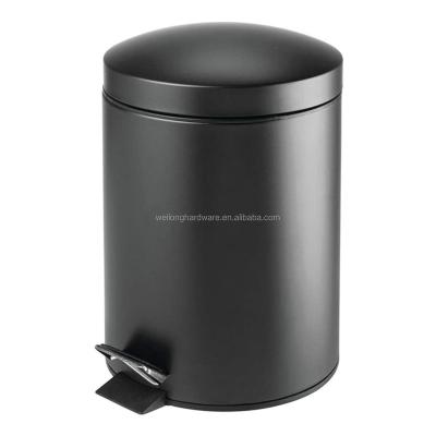 China 5L Pedal Bin Viable Metal Waste Bin With Pedal Household Waste Bin Ergonomic Design for sale