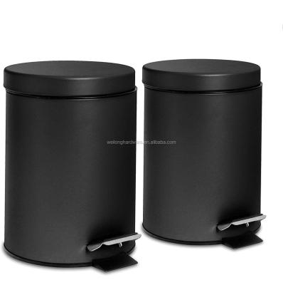 China 20L Household Pedal Bin Viable Metal Waste Bin With Pedal Rubbish Bin Ergonomic Design for sale