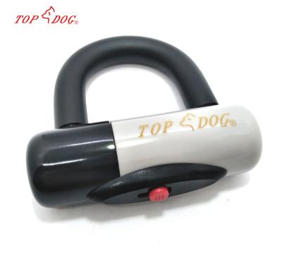 China Anti-cutting White Color Heavy Duty Alloy U Lock For Road Bicycling Own Logo for sale