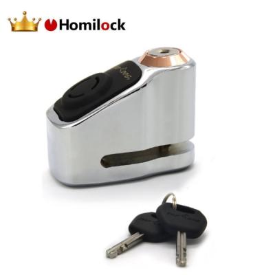 China Anti-Cutting Alarm Lock 120db On-Off Brake Disc Lock For Motorcycle Anti Theft for sale