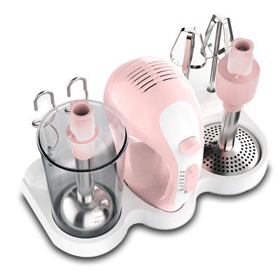 China Beater Ejector Button 350W Power With Push Button Eject Hand Mixer 5 Speed ​​Control Plastic Beater for sale