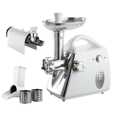 China Suitable For The Production Of Many Foods Small Food Grinders Stainless Steel Electric Mincer With Shredded Set for sale