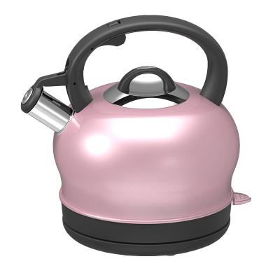 China 360 Degree Stainless Steel Teapot Hot Water Boiler Low Rotation Portable Quick Electric Kettle for Tea and Coffee for sale