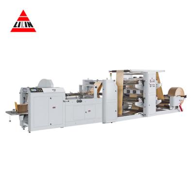 China LMD-600B+LST-4700 Full Automatic Hotels Paper Bag Making Machine With Flexo Printing Machine for sale