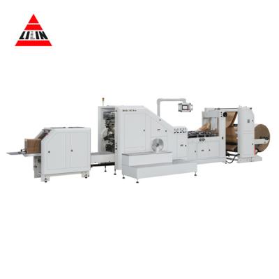 China food & Beverage Factory LSB-450 Roll Feeding Square Bottom Paper Bag Making Machine Price for sale