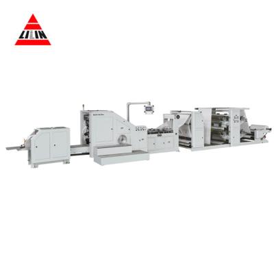 China LSB-450L-R High Yield Hotels High Yield Paper Bag Making Machine, which can hold granular items and has strong bottom sealing for sale