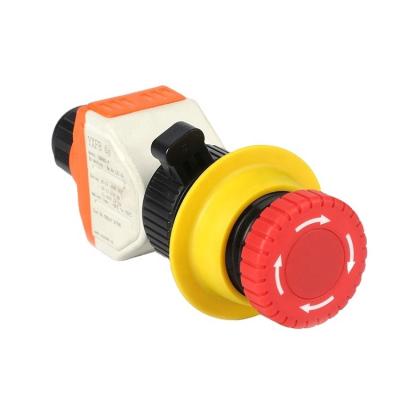 China Area 1& 2 or Zone 21 IECEx and ATEX Certified Plastic Explosion Proof Emergency Stop Rotate-Release Push Button for sale