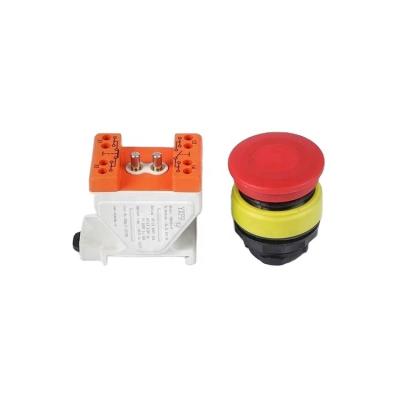 China Area 1& 2 or full zone 21 plastic momentary push button switch, waterproof push button switch, mushroom push button switch for sale