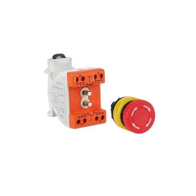 China Area 1& 2 or 21 zone waterproof explosion-proof e-stop turn-release push button switch for panel mounting for sale