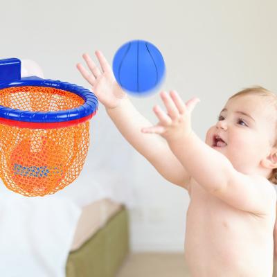 China Hot Sales BPA Free Toddler Kid's Game Bath Basketball Game Other Bath Toy Basketball Hoop Balls Bath Shower Time Baby Tub Baby Set for sale