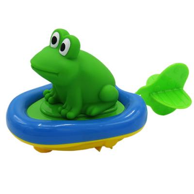 China Bath Toy Child Pull String Go Bath Surfers Toys Kids Toy Animal Infant Baby Bathtub Bathroom Time Shower Pull String Speedboat Bath Toy for sale